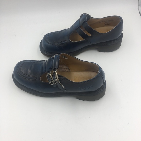 dr martens double buckle mary jane